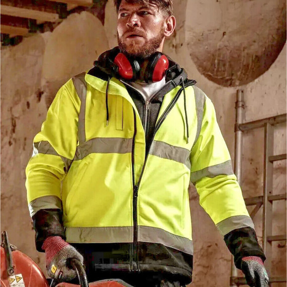 Blackrock Hi Vis Soft Shell Jacket Yellow