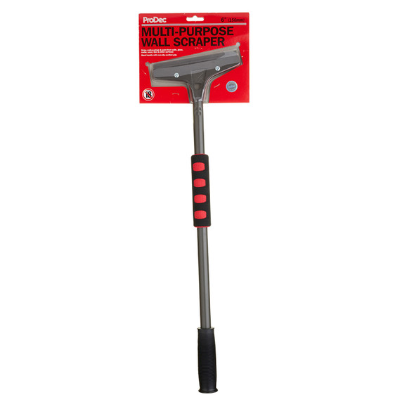 ProDec Long Handle Wall Scraper 6" Inch Blade + Free 5 pk Blades