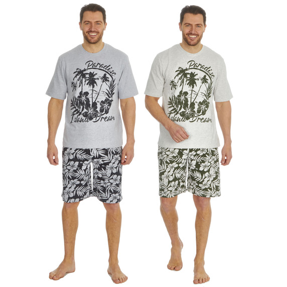 Paradise Printed T-Shirt & Short Set