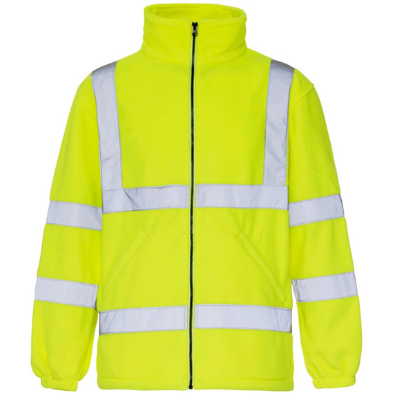 Supertouch Hi Viz Fleece Jacket Yellow