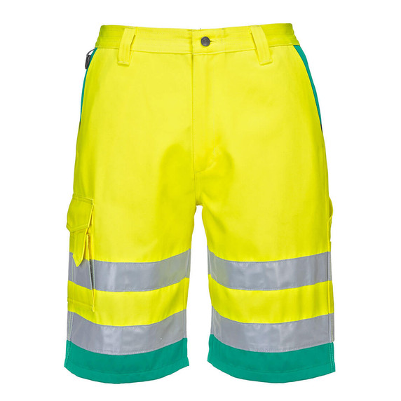 Portwest Hi-Vis Lightweight Polycotton Shorts