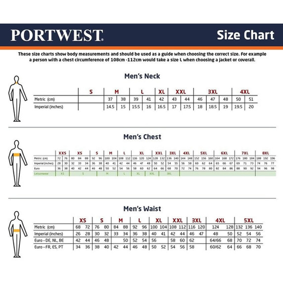 Portwest Hi-Vis Lightweight Contrast Polo Short Sleevehirt S/S