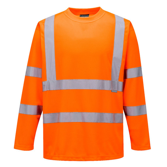 Portwest Hi-Vis T-Shirt Long Sleeve