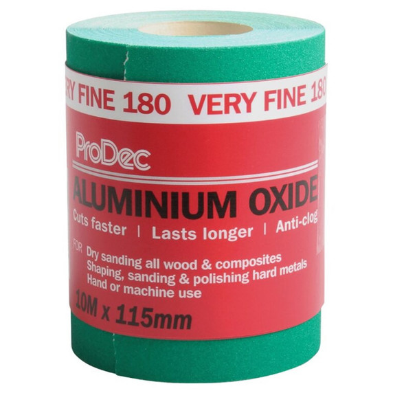 ProDec Ali Oxide 10 Metre Roll Aliminium Sandpaper