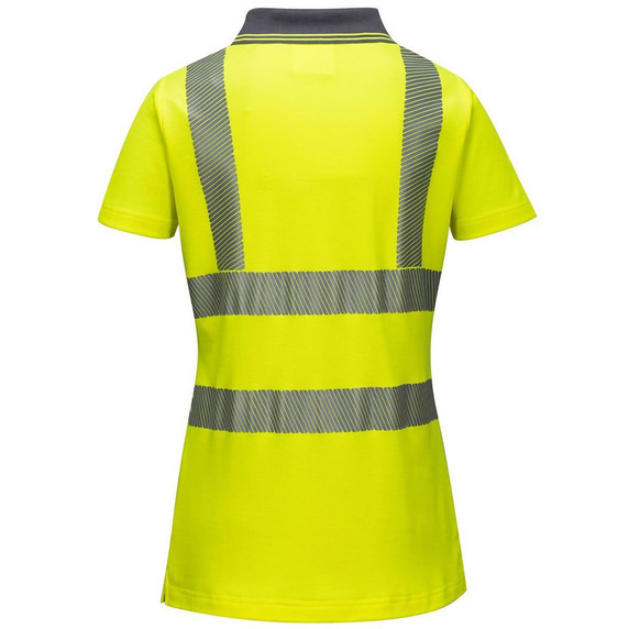 Portwest Women's Pro Polo Shirt Hi Vis