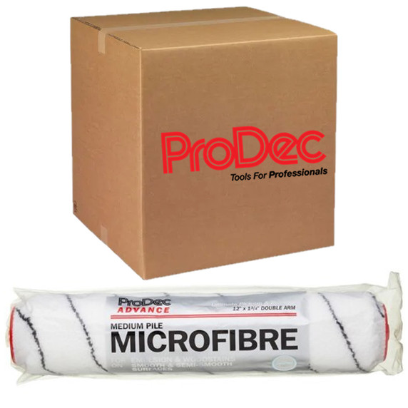 24 x ProDec Advance Medium Pile Microfibre Roller 12" x 1.75"