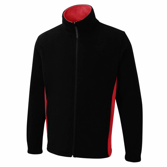 UC617 Uneek Two Tone Full Zip Fleece Jacket