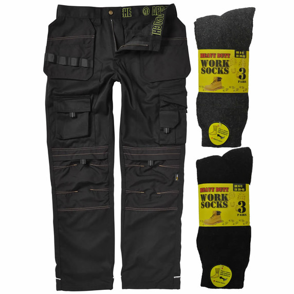 APKHT Apache Holster Pocket Workwear Trouser FREE SOCKS