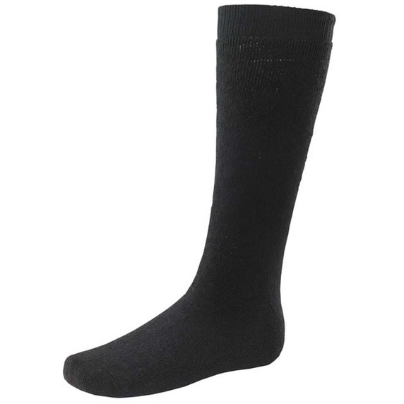 Thermal Terry Sock Long BLK