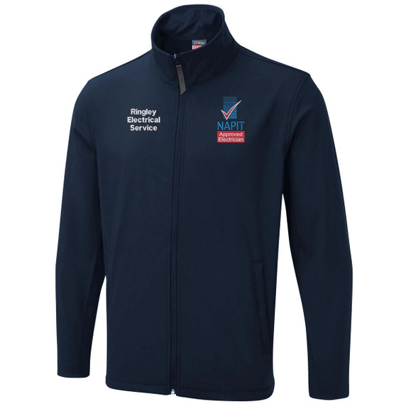 Personalised Embroidered NAPIT Logo Soft Shell Jacket