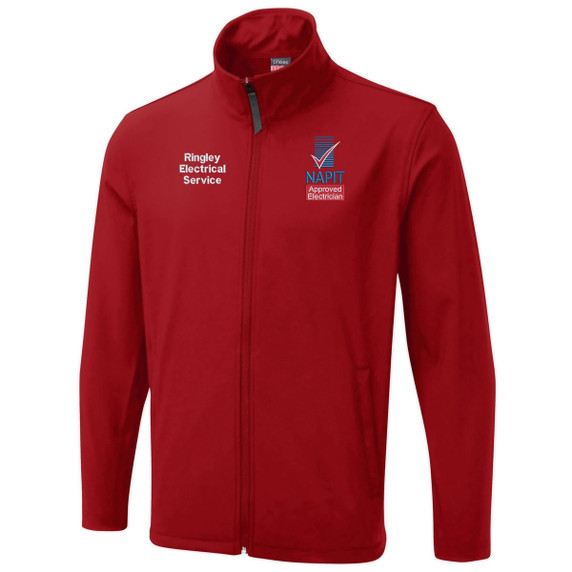 Personalised Embroidered NAPIT Logo Soft Shell Jacket