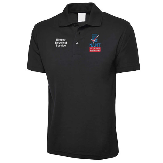 NAPIT Embroidered Personalised Polo Shirt