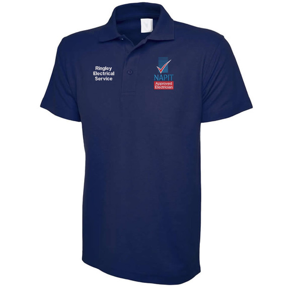 NAPIT Embroidered Personalised Polo Shirt