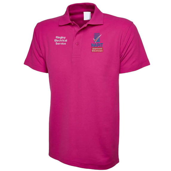 NAPIT Embroidered Personalised Polo Shirt