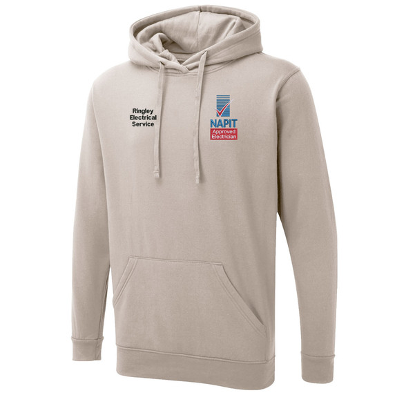 NAPIT Embroidered Personalised Logo Hoodie