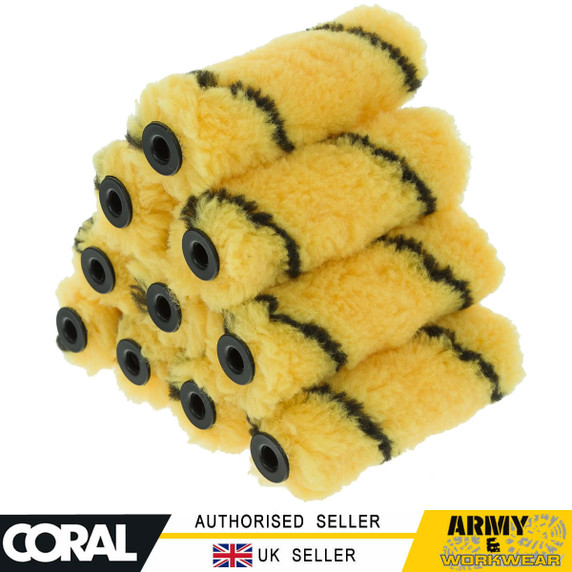 Coral Paint Mini-Roller Cover 4 inch 10pc