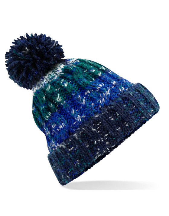 Beechfield Corkscrew Pom Pom Beanie	