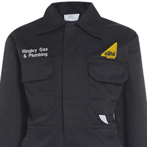 Personalised Gas Safe Kids Boilersuit