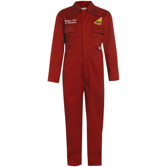 Personalised Gas Safe Kids Boilersuit