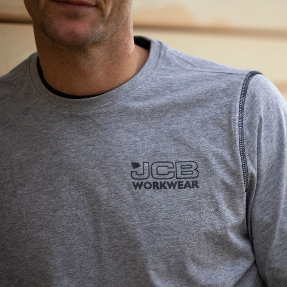 JCB Workwear Banner Long Sleeve T-Shirt