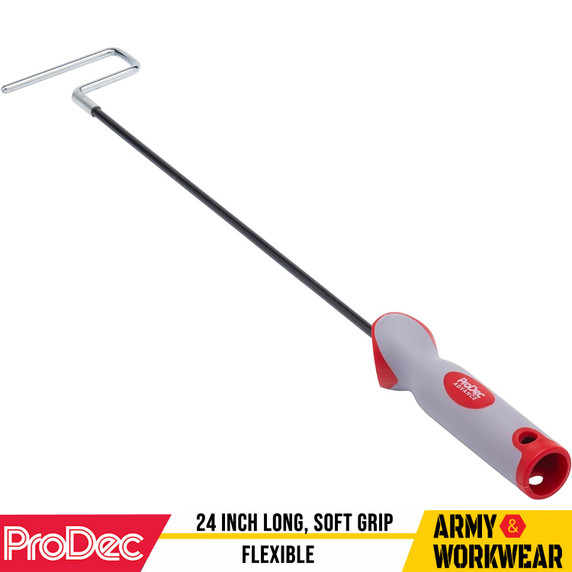 ProDec Advance 24 inch Long Soft Grip Flexible Mini Paint Roller Frame