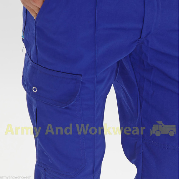 Super Click Workwear Drivers Trousers Heavy Duty Mens Workwear Multi Pocket Pant