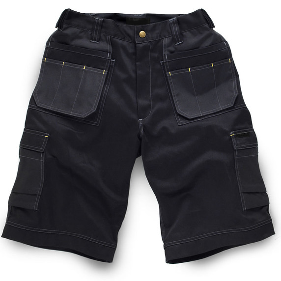 Standsafe Contrast Work Shorts Black