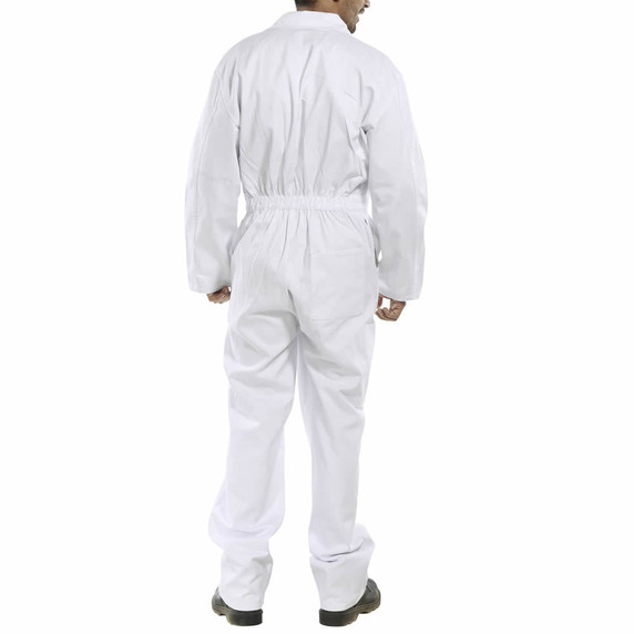 Cotton Drill Click Mens Boilersuit Coverall Overalls Workwear Painters Decorator