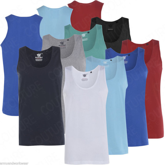 Mens Sleeveless Muscle Vest