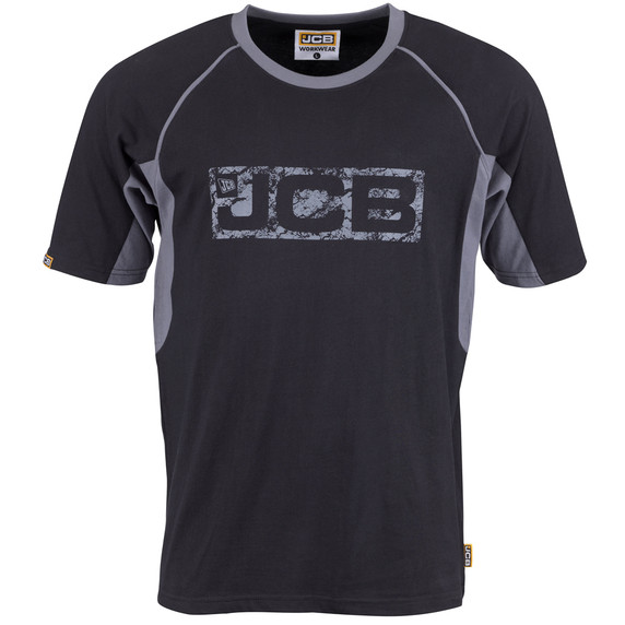 jcb trade t shirt D+IC Black / Grey