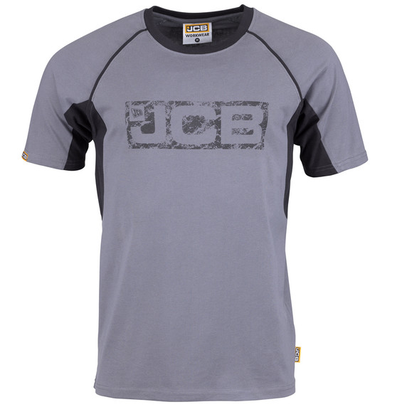 jcb trade t shirt D+IC Grey / Black