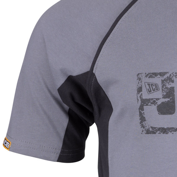 jcb trade t shirt D+IC Grey / Black