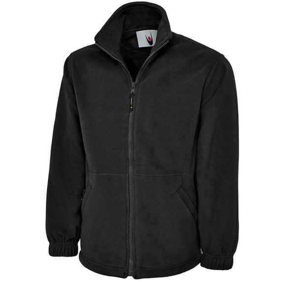 UNEEK Black Micro Fleece Jacket UC604 @ Armyandworkwear