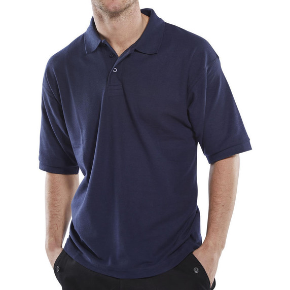 Beeswift Workwear Polo Shirt Polycotton Unisex Plain