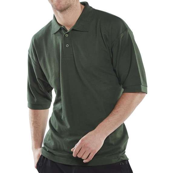 Beeswift Workwear Polo Shirt Polycotton Unisex Plain