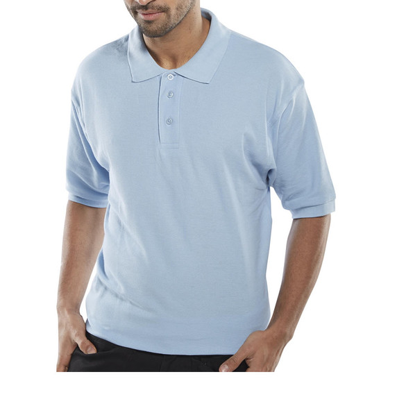 Beeswift Workwear Polo Shirt Polycotton Unisex Plain