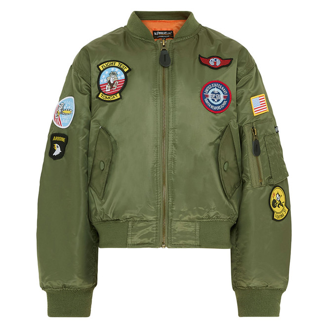 Kombat UK Kids MA1 Flight Jacket Olive