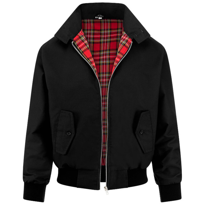 Classic British Harrington Jacket Black