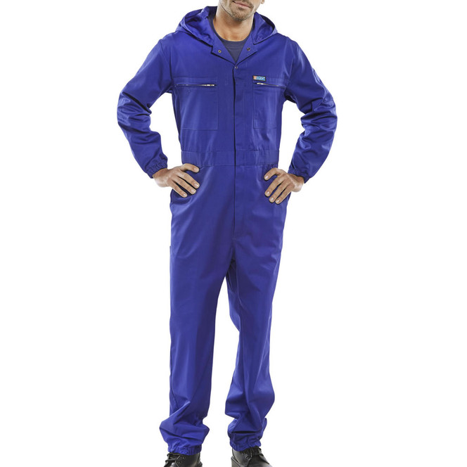 Beeswift PC Boilersuit Hooded Royal PCBSHCAR