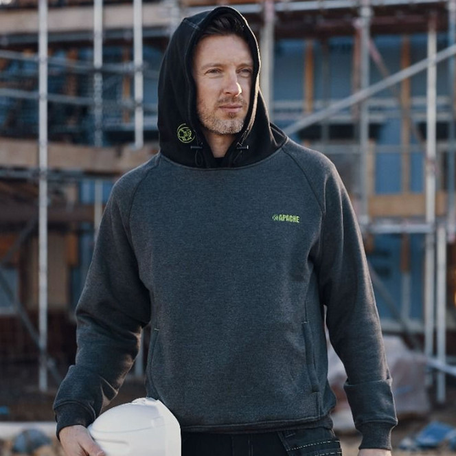 Apache Industrial Kingston Hoody Grey/Black