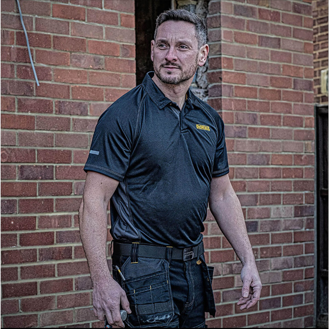 Dewalt DWC125 Rutland Polo Shirt Black