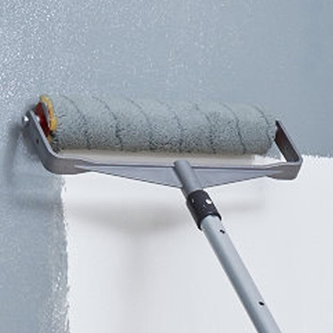 Prodec Defiant 15" X 1.75" Heavy Duty Synthetic Paint Rollers + Double Arm Frame + Extension