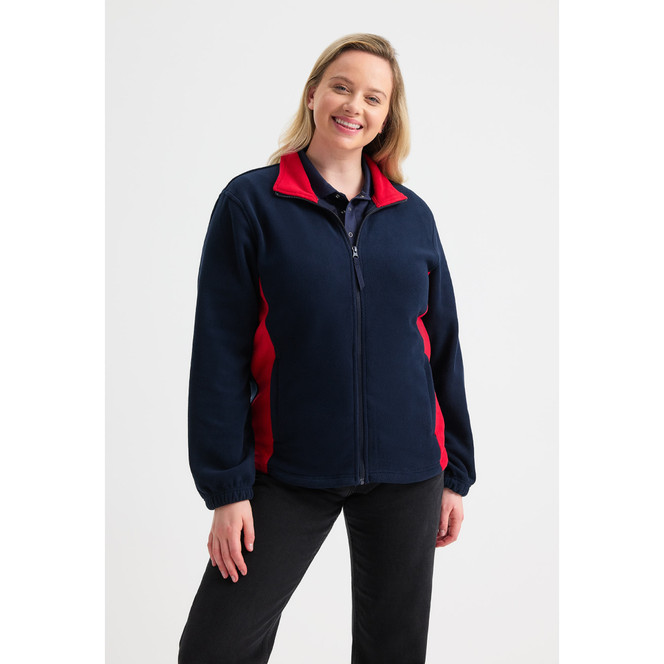Uneek Adults Two Tone Full Zip Fleece Jacket UC617