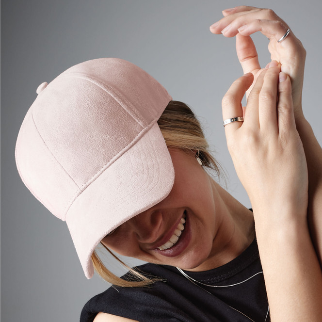 Beechfield Faux Suede 6 Panel Cap B656