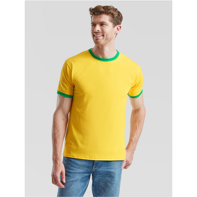 Fruit of the Loom Mens Valueweight Ringer T-Shirt
