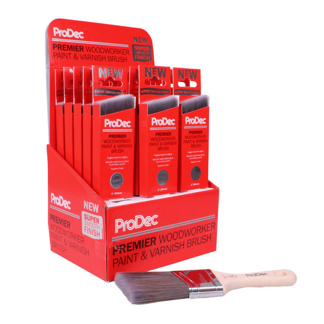 18 x ProDec 2" Woodworker Angled Paint Brush PWWB50