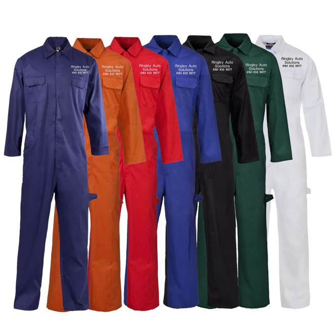 Personalised Embroidered Overalls Boilersuit