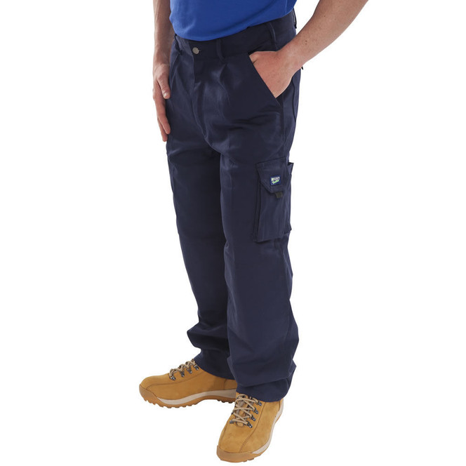 Click Traders Newark Work Trousers Navy