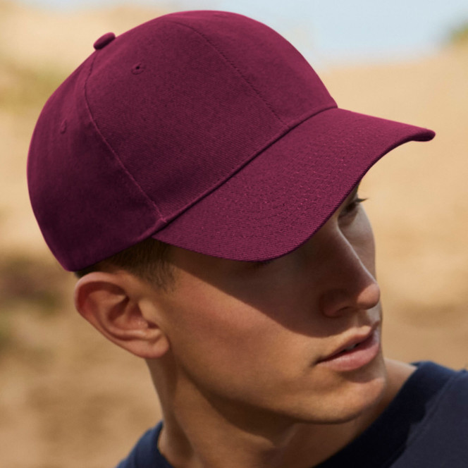 Beechfield Pro-Style Heavy Brushed Cotton Cap B65