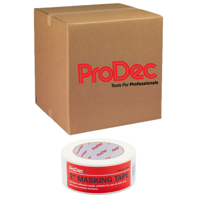 24 x ProDec 2" x 50m General Purpose Masking Tape 2M